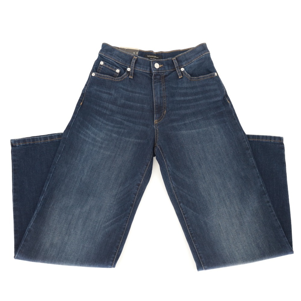 Banana Republic Factory High-Rise Wide Leg Jeans